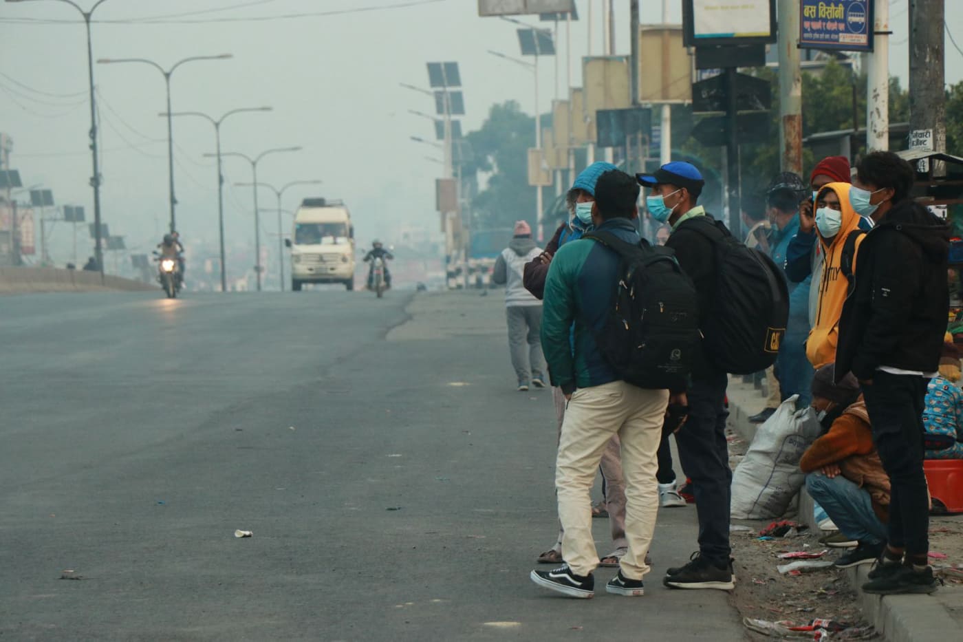 Nepal Band biplav 10 .jpg तस्बिरमा विप्लवकाे नेपाल बन्द, सेना पनि गस्तीमा