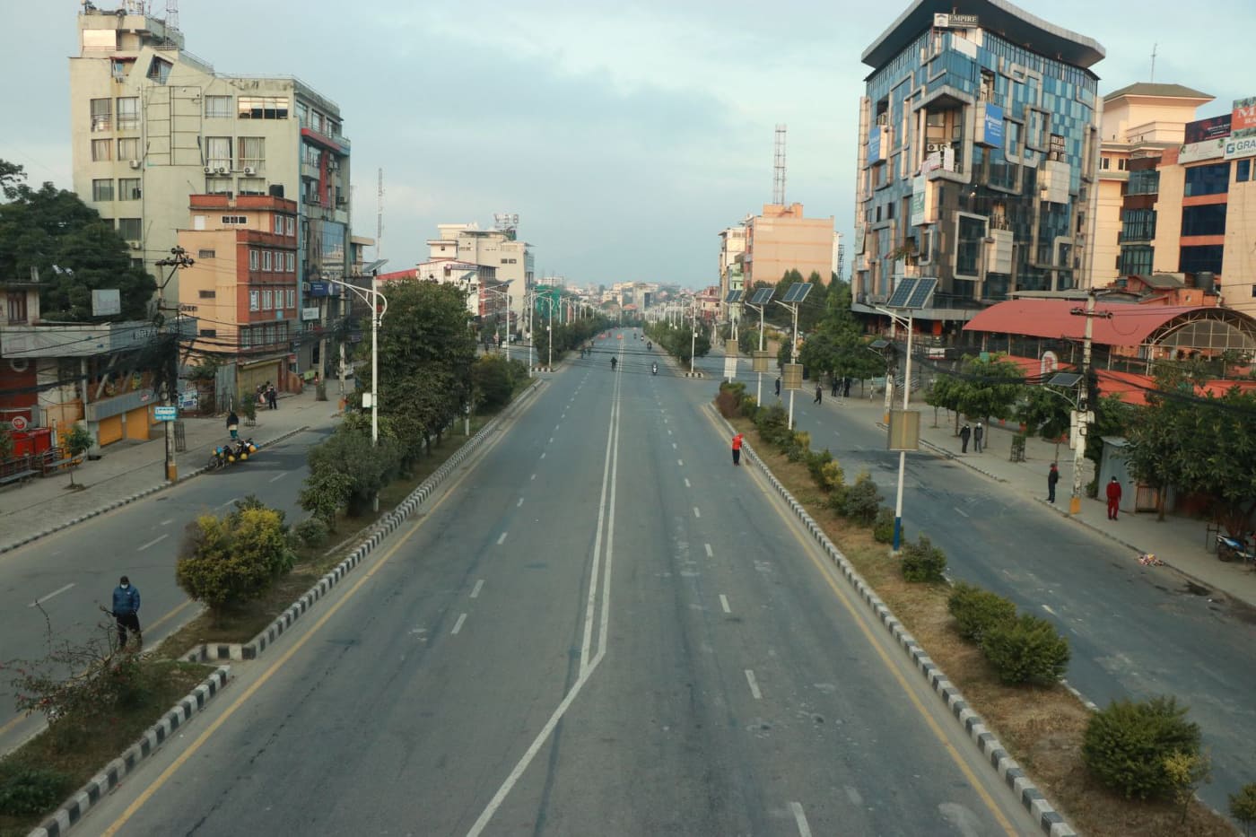 Nepal Band biplav 5 .jpg तस्बिरमा विप्लवकाे नेपाल बन्द, सेना पनि गस्तीमा
