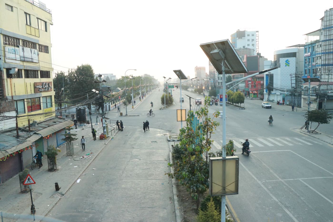 Nepal Band biplav 9 .jpg तस्बिरमा विप्लवकाे नेपाल बन्द, सेना पनि गस्तीमा