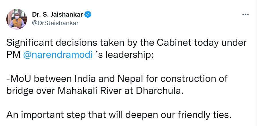 jayasankar नेपालबारे भारतले यस्तो निर्णय गरेपछि ......