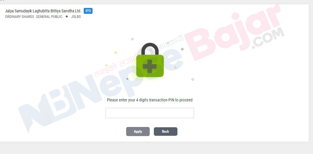 4 digit pin मेरोशेयरमा खुल्यो राष्ट्र उत्थान लघुवित्तको आईपीओ , यस्तो छ आवेदन दिने तरिका ?
