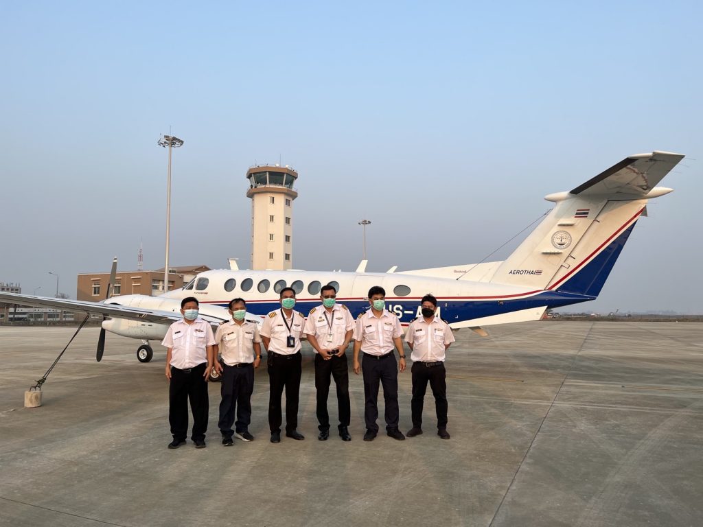 क्यालिब्रेशन फ्लाइटका लागि आइपुग्यो एरो थाईको विमान