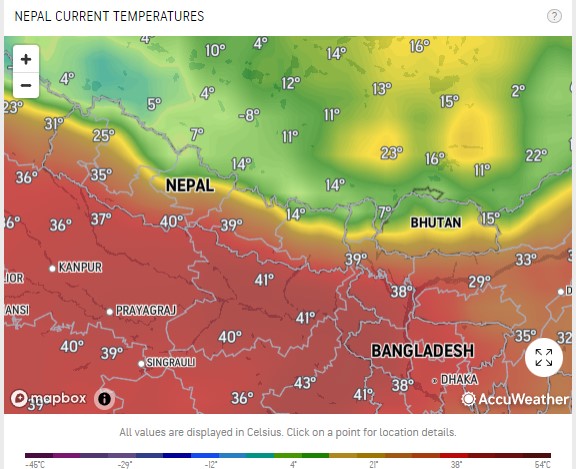 Screenshot 2023 06 01 173912 ४२ डिग्री पुग्यो नेपालको तापक्रम , अझै बढ्ने अनुमान !