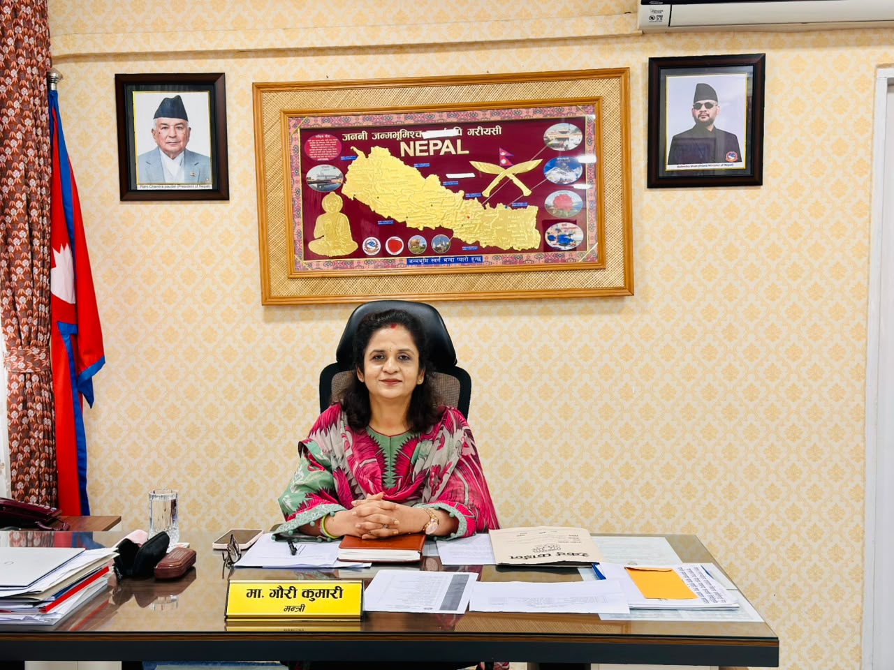 बजारमा खाना पकाउने ग्याँसको अभाव छैन: उद्योग तथा आपूर्ति मन्त्री गौरीकुमारी यादव