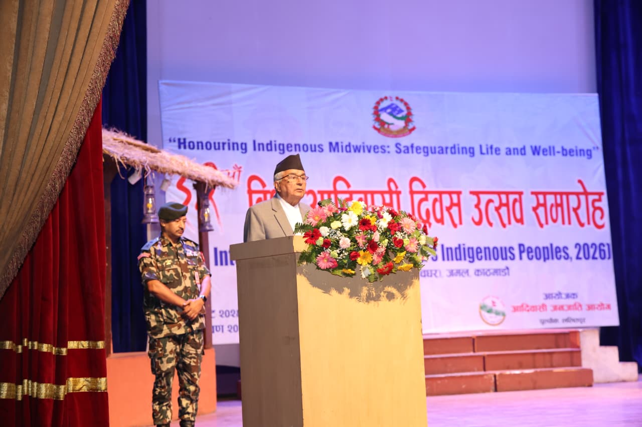 आदिवासी जनजातिको प्रतिनिधित्व ३६.८ प्रतिशत हुनु गौरवको बिषयः राष्ट्रपति पौडेल