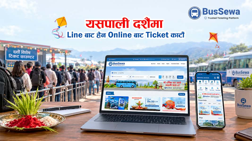 दसैंका लागि बस सेवामा अग्रिम टिकट बुकिङ खुला