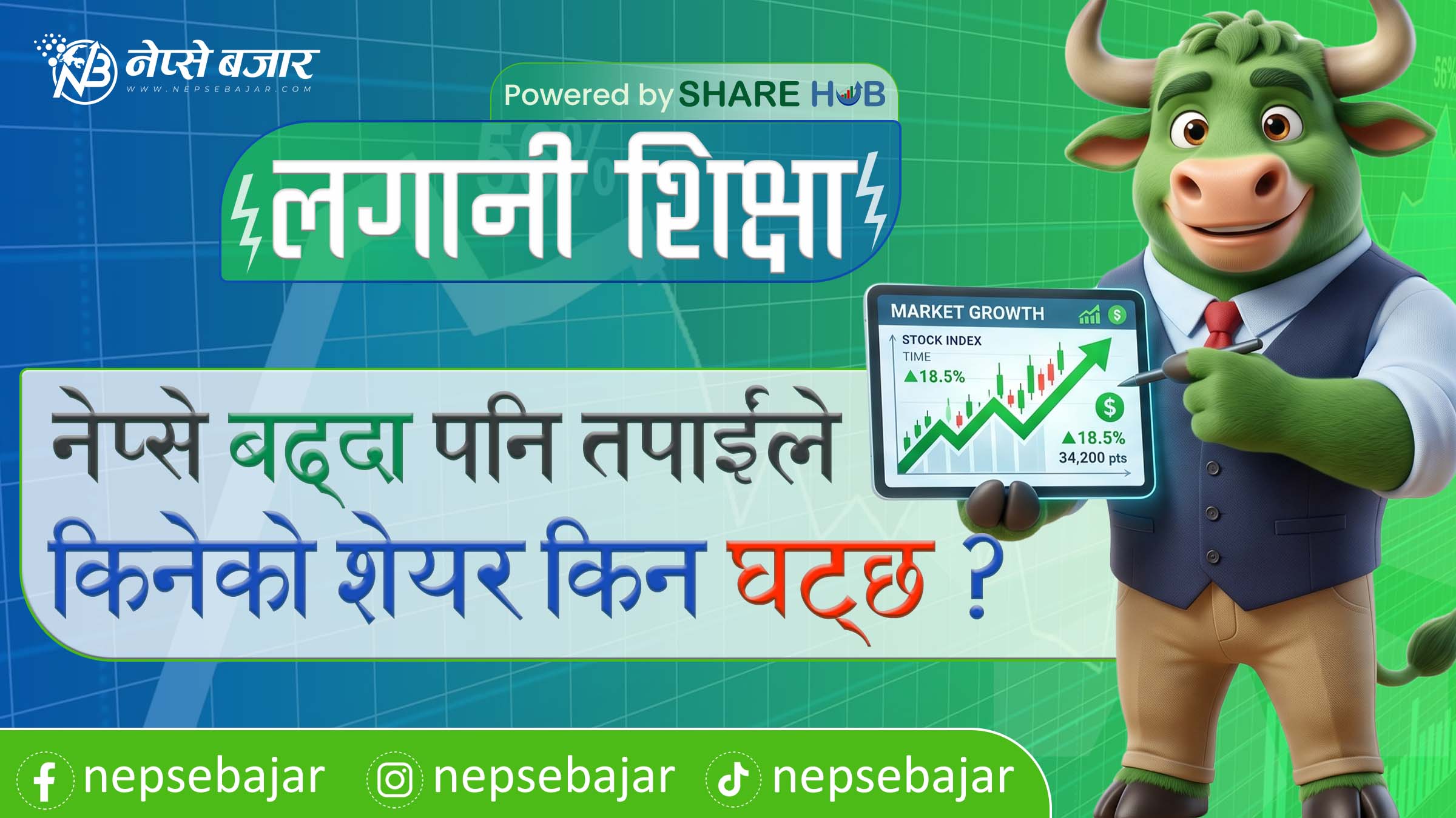 लगानी शिक्षा : नेप्से बढ्दा पनि तपाईंले किनेको शेयर किन घट्छ ?