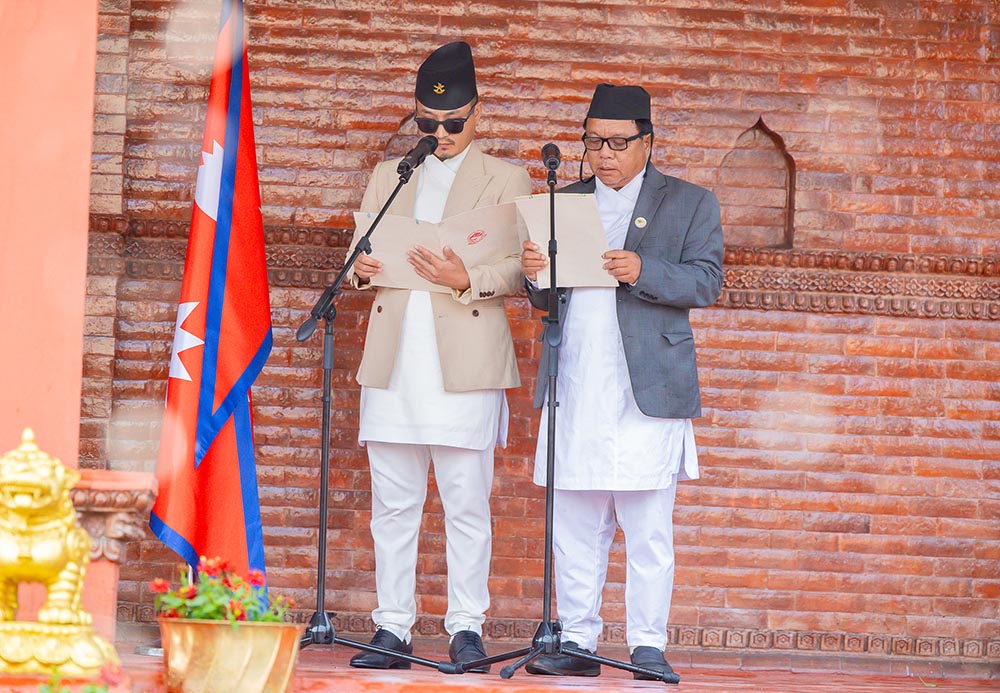 सुदन र महावीरको शपथ