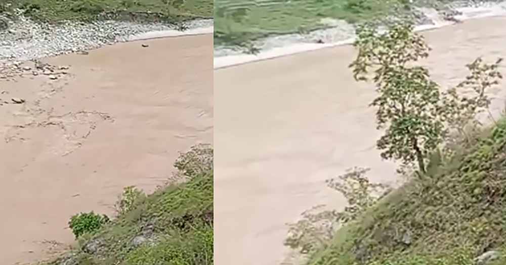 यात्रुबाहक माइक्रो गाडी कर्णाली नदीमा खस्यो, उद्वार कार्य जारी