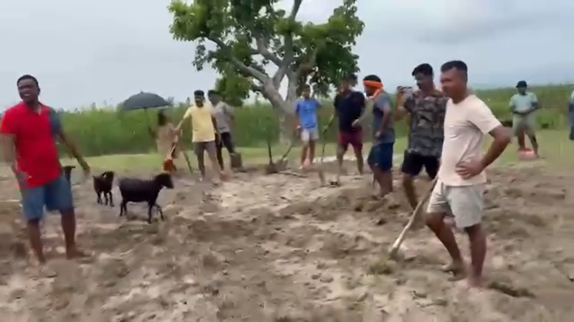 नेपाली भूमिमा बनेको बाँध भत्काउदै भारतीय एसएसबी , स्थानीयले लखेटे !
